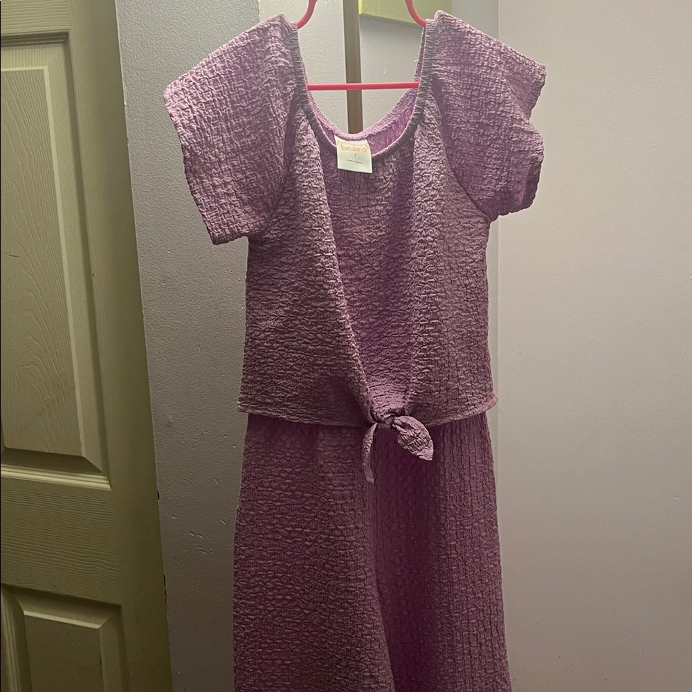 Lilac Textured One Piece romper